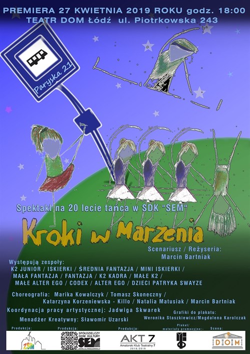 Plakat Kroki Czarny Small